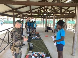 Présentation du matériel pour mission en forêt